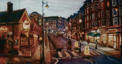 Ebury Bridge Rd. Pimlico Evening Street by Lee Campbell